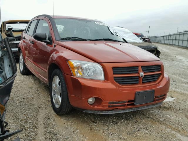 1B3HB48B57D599704 - 2007 DODGE CALIBER SX RED photo 1