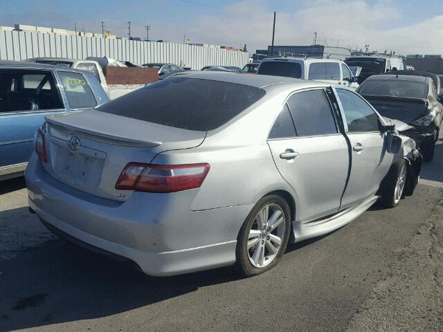 4T1BK46K37U018672 - 2007 TOYOTA CAMRY NEW SILVER photo 4