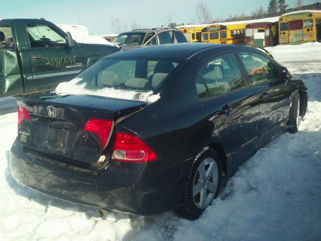 1HGFA16878L078846 - 2008 HONDA CIVIC EX 黑色 照片 4