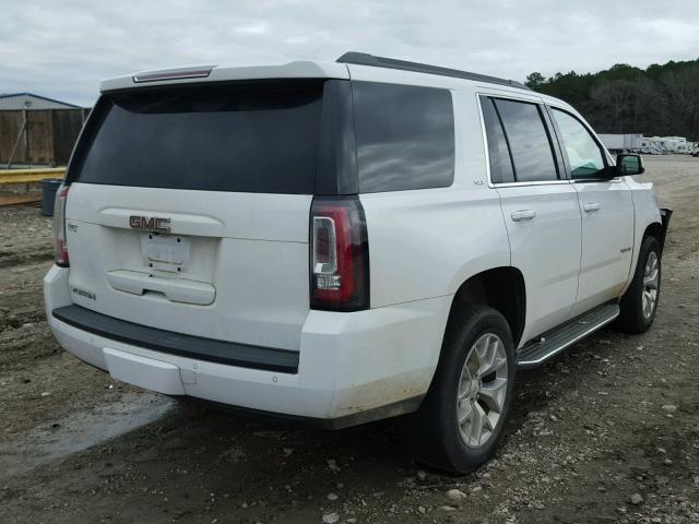 1GKS1BKCXGR272834 - 2016 GMC YUKON SLT WHITE photo 4