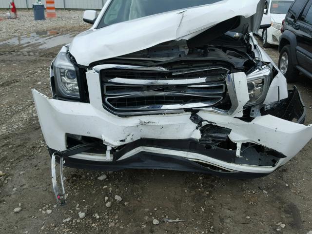 1GKS1BKCXGR272834 - 2016 GMC YUKON SLT WHITE photo 7