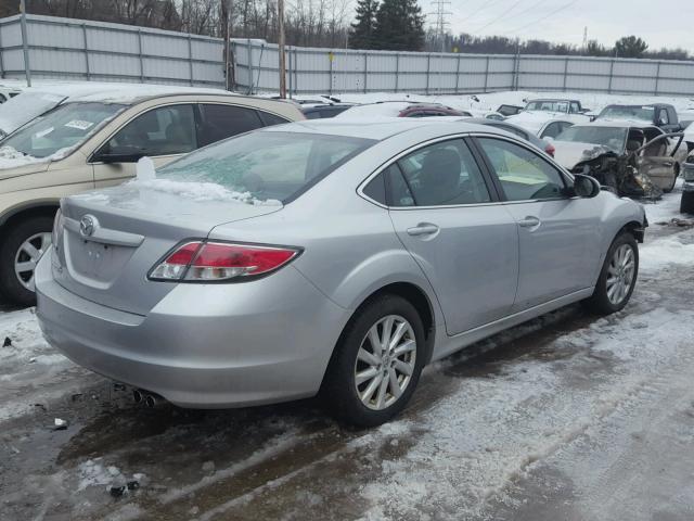 1YVHZ8DH8C5M42761 - 2012 MAZDA 6 I SILVER photo 4