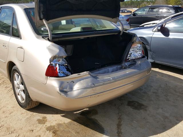 4T1BF28B93U324629 - 2003 TOYOTA AVALON XL TAN photo 9