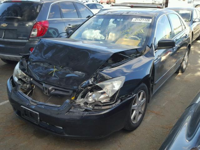 1HGCM66593A059846 - 2003 HONDA ACCORD EX BLACK photo 2