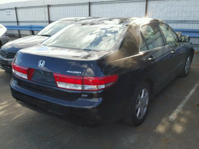 1HGCM66593A059846 - 2003 HONDA ACCORD EX BLACK photo 4