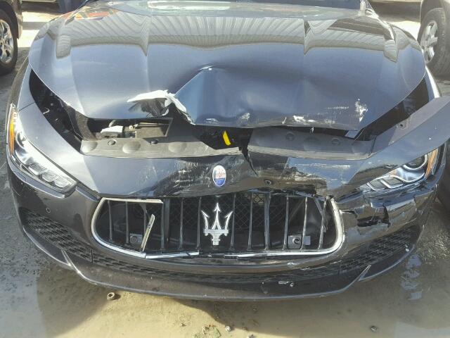 ZAM57RTS4H1240589 - 2017 MASERATI GHIBLI S BLACK photo 9