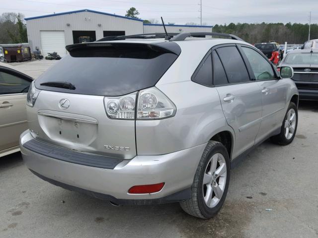 JTJGA31U560063695 - 2006 LEXUS RX 330 SILVER photo 4