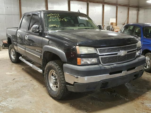 1GCHK23U96F261348 - 2006 CHEVROLET SILVERADO BLACK photo 1