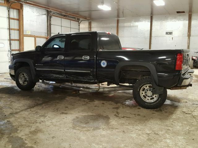 1GCHK23U96F261348 - 2006 CHEVROLET SILVERADO BLACK photo 9