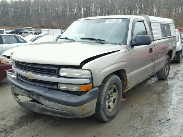 1GCEC14W52Z167714 - 2002 CHEVROLET SILVERADO BEIGE photo 2