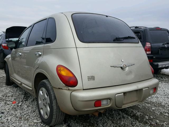 3C4FY58B75T591816 - 2005 CHRYSLER PT CRUISER GOLD photo 3