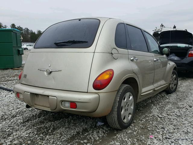 3C4FY58B75T591816 - 2005 CHRYSLER PT CRUISER GOLD photo 4