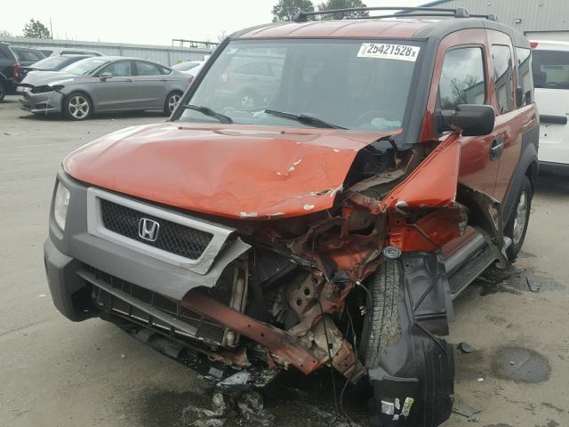 5J6YH28605L006770 - 2005 HONDA ELEMENT EX ORANGE photo 2