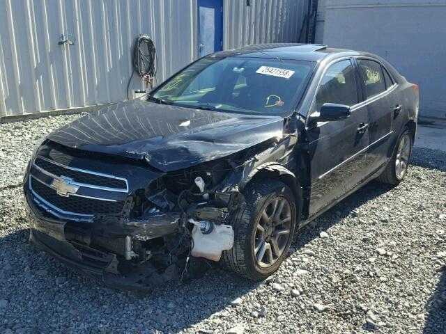 1G11C5SA2DF147401 - 2013 CHEVROLET MALIBU 1LT BLACK photo 2