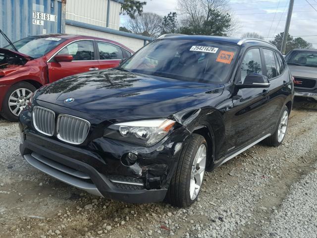 WBAVM1C50EVW48436 - 2014 BMW X1 SDRIVE2 BLACK photo 2