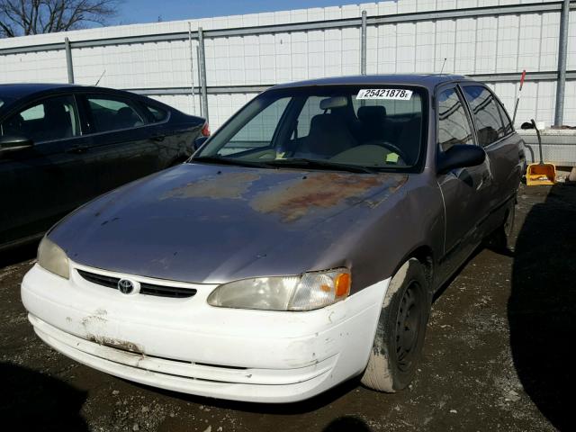 2T1BR12E6YC319613 - 2000 TOYOTA COROLLA VE SILVER photo 2