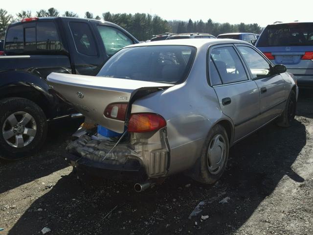 2T1BR12E6YC319613 - 2000 TOYOTA COROLLA VE SILVER photo 4