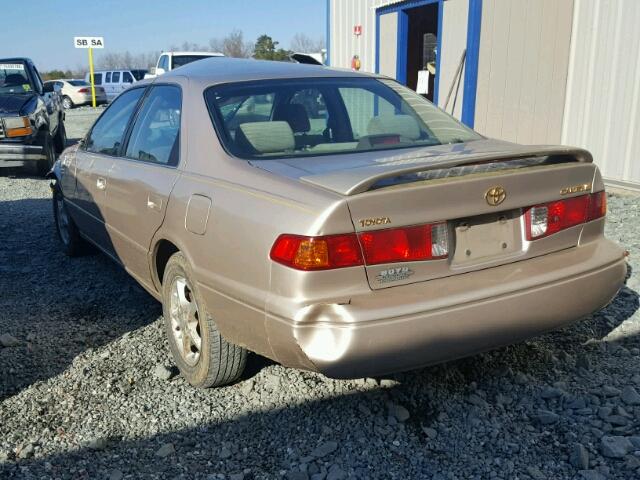 4T1BG22K91U795277 - 2001 TOYOTA CAMRY CE GOLD photo 3