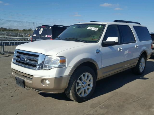 1FMJK1H54CEF64399 - 2012 FORD EXPEDITION WHITE photo 2