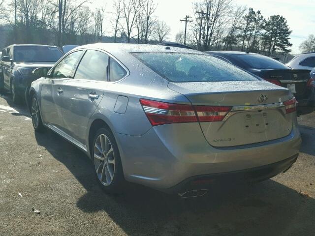 4T1BK1EB6FU158861 - 2015 TOYOTA AVALON XLE SILVER photo 3