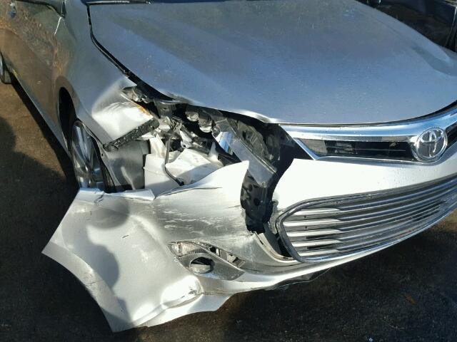 4T1BK1EB6FU158861 - 2015 TOYOTA AVALON XLE SILVER photo 9