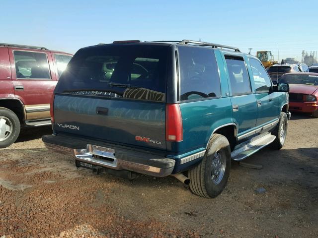 1GKEK13K7SJ766764 - 1995 GMC YUKON GREEN photo 4