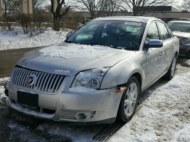 1MEHM42W08G625550 - 2008 MERCURY SABLE PREM SILVER photo 2