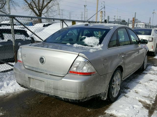 1MEHM42W08G625550 - 2008 MERCURY SABLE PREM SILVER photo 4