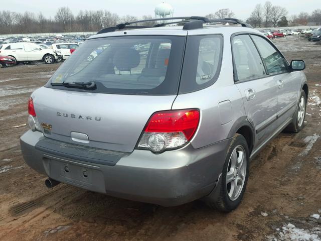 JF1GG68504H816748 - 2004 SUBARU IMPREZA OU SILVER photo 4