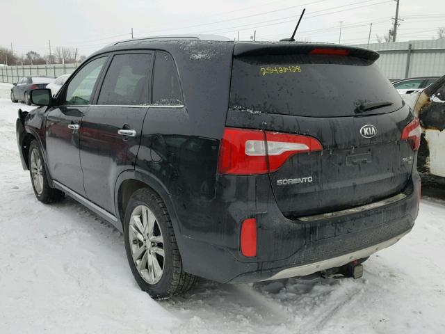 5XYKWDA73EG514596 - 2014 KIA SORENTO SX BLACK photo 3