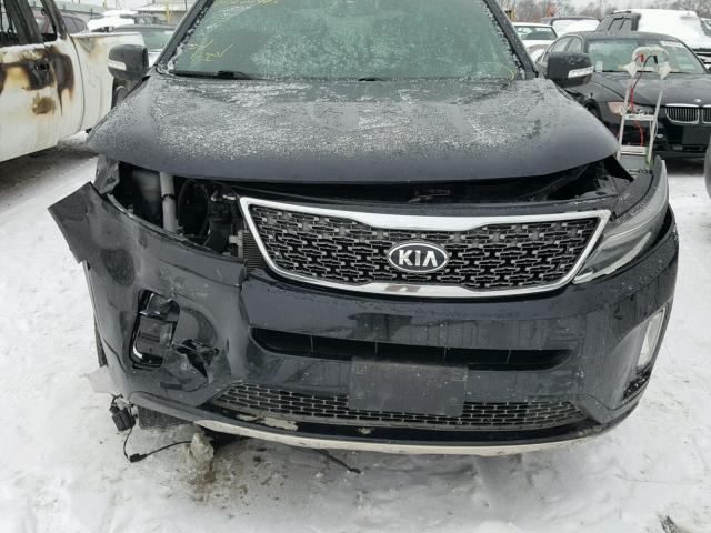 5XYKWDA73EG514596 - 2014 KIA SORENTO SX BLACK photo 9