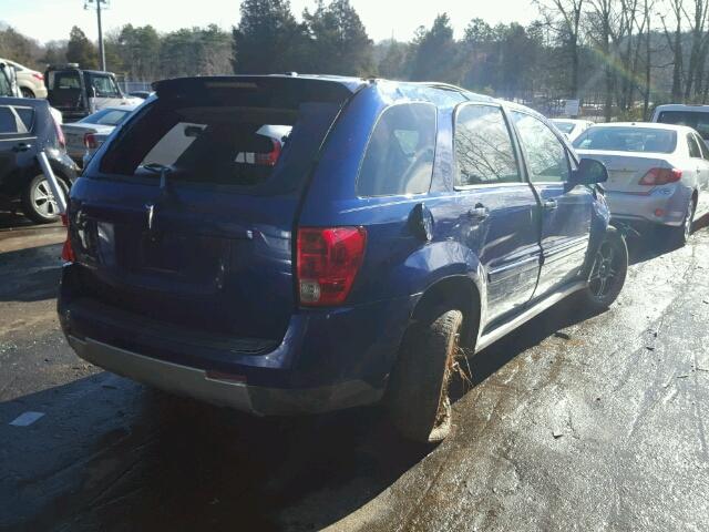 2CKDL63F666095152 - 2006 PONTIAC TORRENT BLUE photo 4