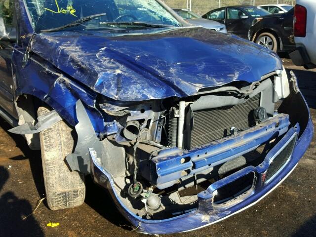 2CKDL63F666095152 - 2006 PONTIAC TORRENT BLUE photo 9