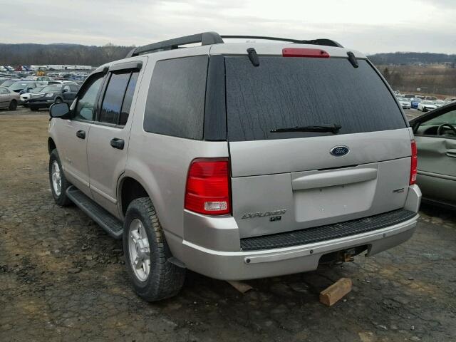 1FMZU73E75ZA43146 - 2005 FORD EXPLORER X SILVER photo 3