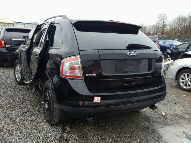 2FMDK36C79BA65644 - 2009 FORD EDGE SE BLACK photo 3