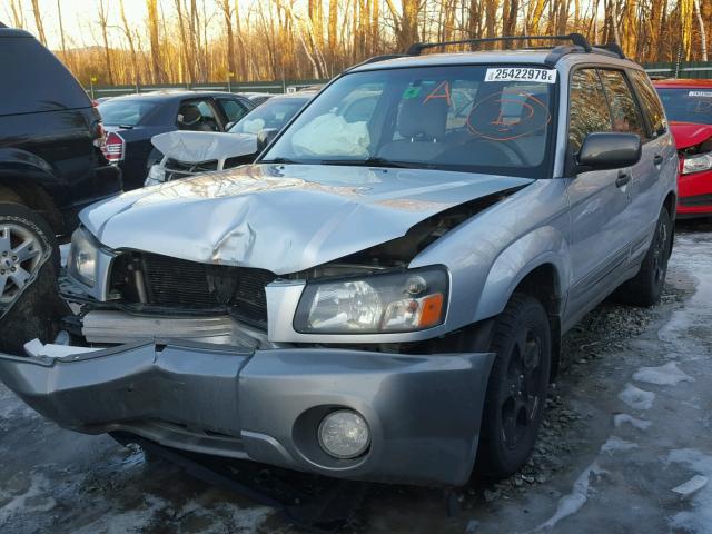 JF1SG65654H753511 - 2004 SUBARU FORESTER 2 SILVER photo 2