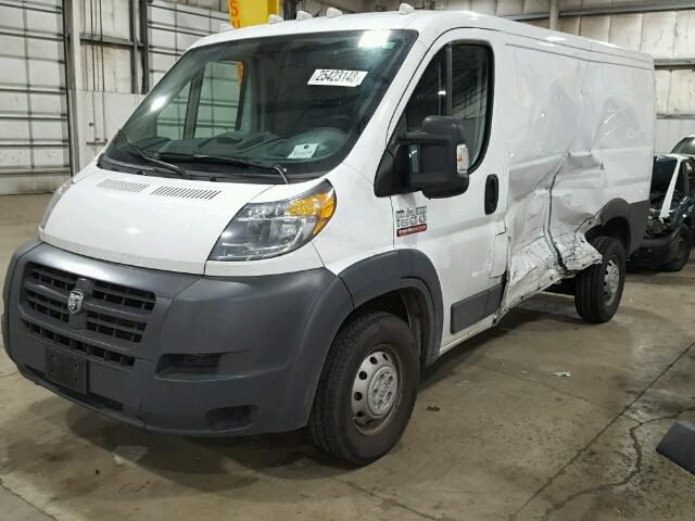 3C6TRVAG0HE508054 - 2017 RAM PROMASTER WHITE photo 2