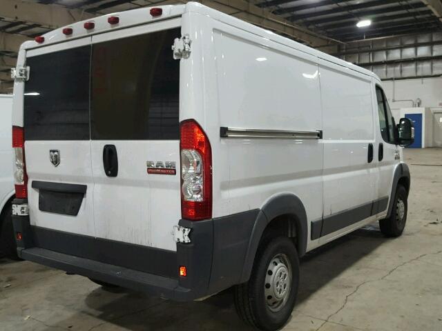 3C6TRVAG0HE508054 - 2017 RAM PROMASTER WHITE photo 4