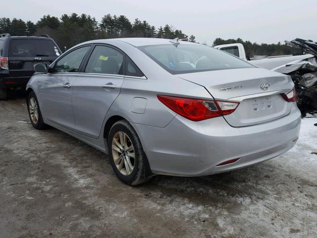 5NPEB4AC5CH384252 - 2012 HYUNDAI SONATA GLS SILVER photo 3