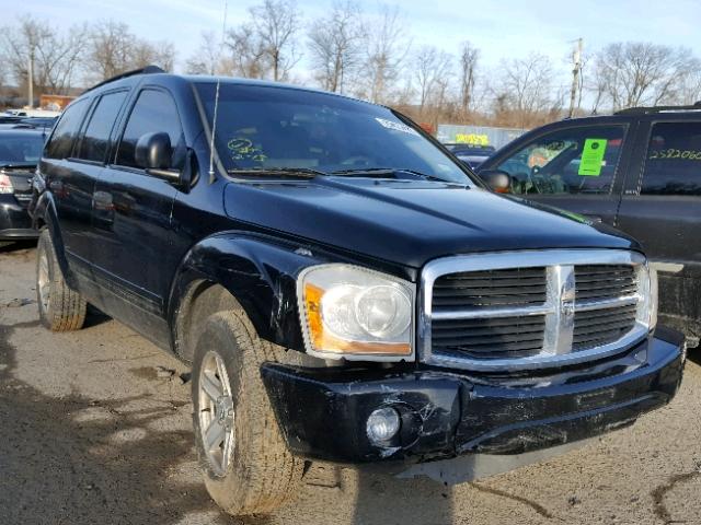 1D4HB48D25F556894 - 2005 DODGE DURANGO SL BLACK photo 1