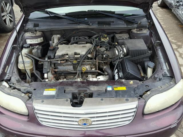 1G1NE52M6X6223387 - 1999 CHEVROLET MALIBU LS მუქწითელი ფოტო 7