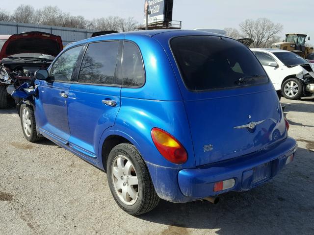 3C4FY58B53T647832 - 2003 CHRYSLER PT CRUISER BLUE photo 3