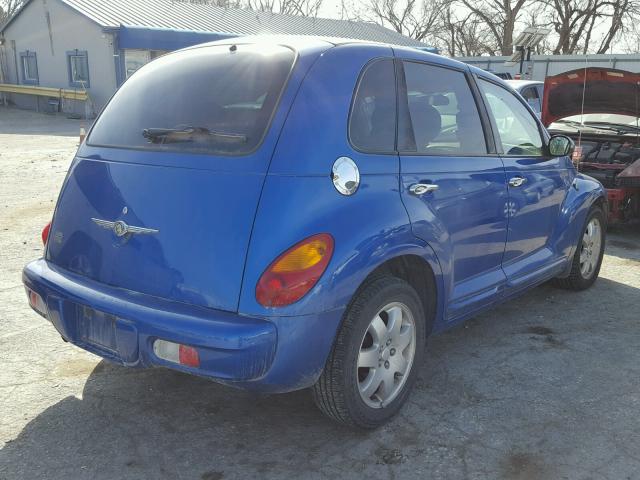 3C4FY58B53T647832 - 2003 CHRYSLER PT CRUISER BLUE photo 4