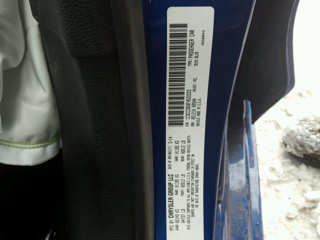 1C3CCCBG9FN522223 - 2015 CHRYSLER 200 S 蓝色 照片 10