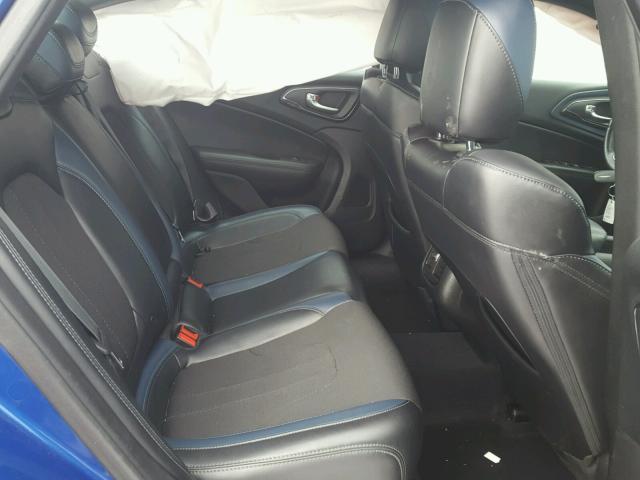 1C3CCCBG9FN522223 - 2015 CHRYSLER 200 S 蓝色 照片 6