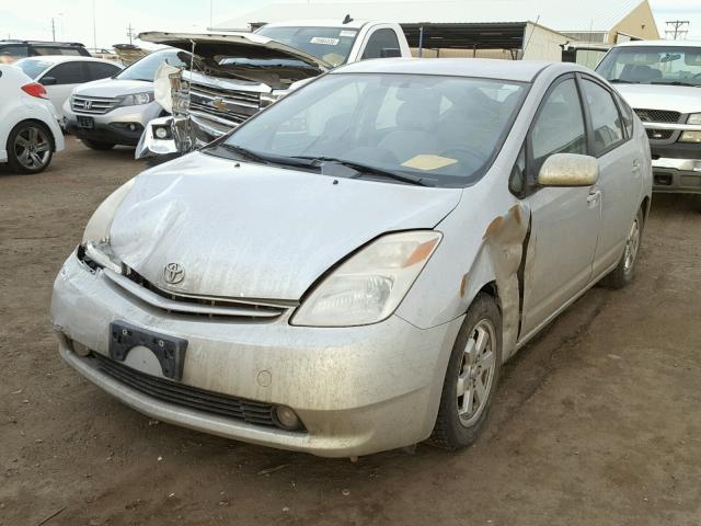 JTDKB20U740010001 - 2004 TOYOTA PRIUS SILVER photo 2