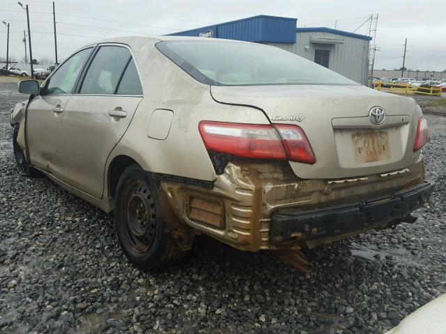 JTNBE46K573061682 - 2007 TOYOTA CAMRY NEW GOLD photo 3