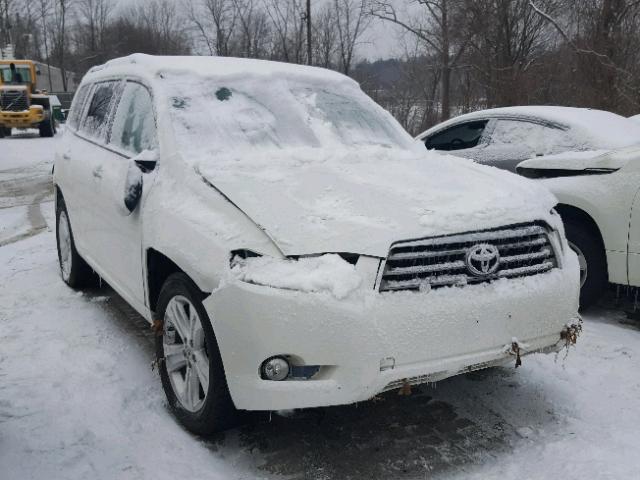 JTEDK3EH8A2165727 - 2010 TOYOTA HIGHLANDER WHITE photo 1