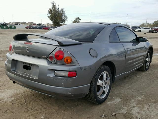 4A3AC44G14E066475 - 2004 MITSUBISHI ECLIPSE GS GRAY photo 4