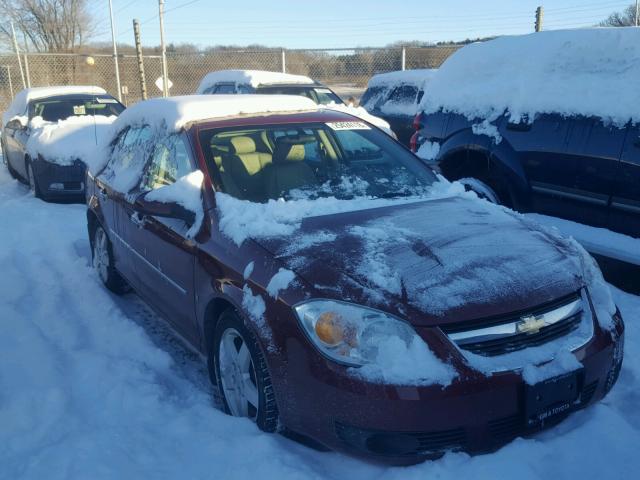 1G1AZ58F677191224 - 2007 CHEVROLET COBALT LTZ BURGUNDY photo 1